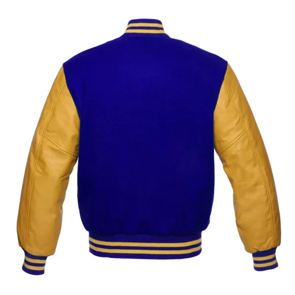 Royal blue and gold letterman jacket – Supreme Varsity